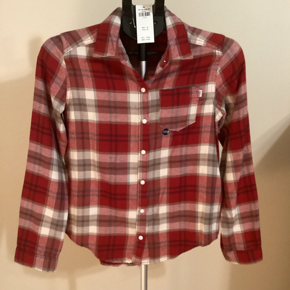 Abercrombie Classic Flannel-Size 11/12-NWT